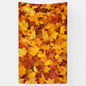 Indian Summer Golden Blätter Banner (Vertikal)