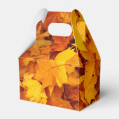 Indian Summer Golden Blätter Geschenkschachtel (Rückseite)