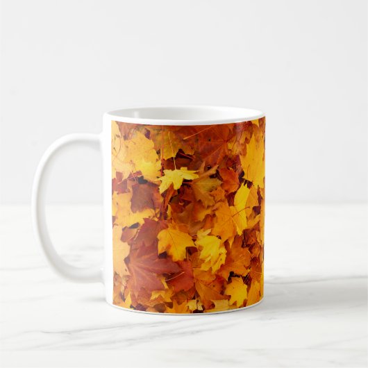 Indian Summer Golden Blätter Kaffeetasse (Links)