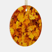 Indian Summer Golden Blätter Keramik Ornament (Rechts)