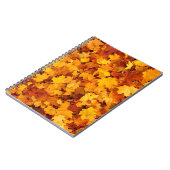 Indian Summer Golden Blätter Notizblock (Linke Seite)