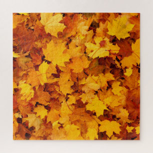 Indian Summer Golden Blätter Puzzle