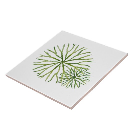 Indian Summer on a Ceramic Tile (W) Fliese (Seite)