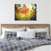 Indian Summer September Colors by djoneill Leinwanddruck (Insitu (Schlafzimmer))