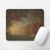 Indian Sunset Deer am See Mousepad (Mit Mouse)