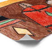 Indian Sunset Poster (Ecke)