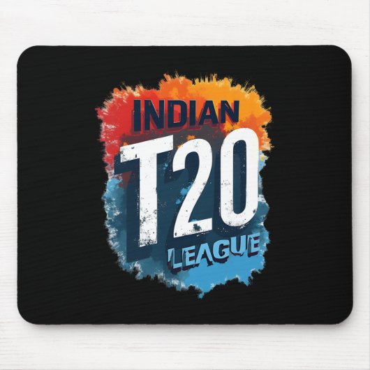 Indian T_20 League 2025 Cricket Design  Mousepad (Vorne)