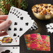 Indian Texture Playing Cards Spielkarten (In Situ)