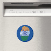 Indian touch fingerprint flag magnet (In Situ (Geschirrspüler))
