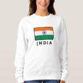 Indian Tricolor Tiranga Flag Sweatshirt (Vorderseite)