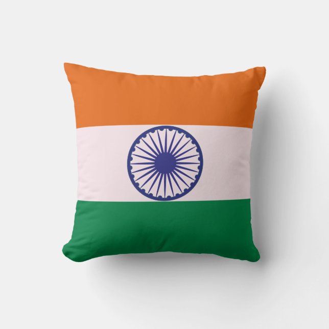 Indian Tricolor Tiranga Kissen (Vorderseite)