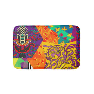 Indian Turkish Festive Patchwork Mandala Badematte