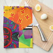 Indian Turkish Festive Patchwork Mandala Geschirrtuch (Viertel Falte)