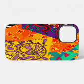 Indian Turkish Festive Patchwork Mandala iPhone Hülle (Rückseite (Horizontal))