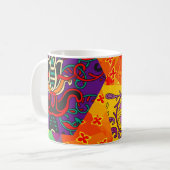 Indian Turkish Festive Patchwork Mandala Kaffeetasse (Vorderseite Links)