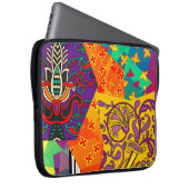 Indian Turkish Festive Patchwork Mandala Laptopschutzhülle (Vorne Rechts)