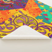 Indian Turkish Festive Patchwork Mandala Sherpadecke (3/4)
