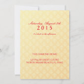 Indian Wedding - Einladung zur Brautdusche (Rückseite)