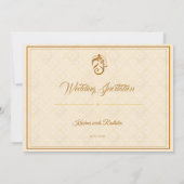 Indian wedding ethnic luxury invitation einladung (Rückseite)