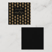 Indian Wedding Gold hamsa Henna Ankündigung (Vorne/Hinten)