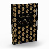 Indian Wedding Gold hamsa Henna Willkommen Fotoblock (Links)