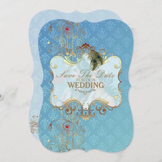 Indian Wedding II - SaveTheDate Card Save The Date (Vorne/Hinten)