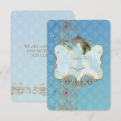 Indian Wedding II - Tischnummer Card (Vorne/Hinten)