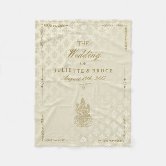Indian Wedding III - Fleece Blanket (Vorderseite)