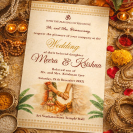 Indian Wedding Invitation Einladung