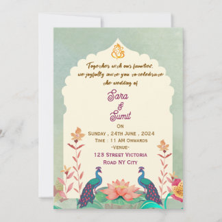 Indian Wedding Invitations Einladung