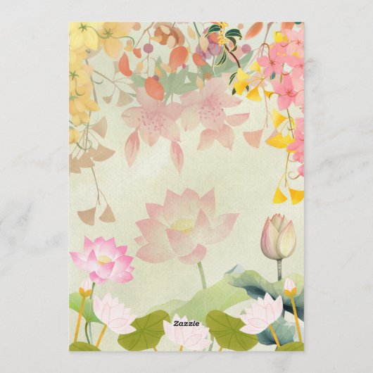 Indian Wedding Invitations  Einladung (Rückseite)