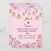 Indian Wedding Invitations Einladung (Vorne/Hinten)