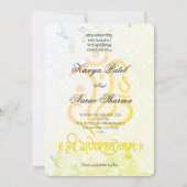 Indian Wedding Invitations for USA Einladung (Rückseite)