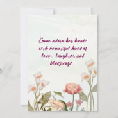 Indian Wedding Mehendi Ceremony Invitations  Einladung (Rückseite)