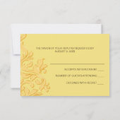 Indian Wedding RSVP Karte (Rückseite)