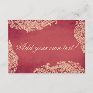 Indian Wedding, Table Cards, Platzkarten, Mehndi Einladung