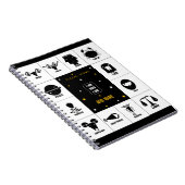 Indian Zodiac - Geometric Vedic Sign Art Journal Notizblock (Rechte Seite)