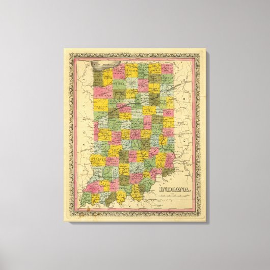 Indiana 10 leinwanddruck (Vorderseite)