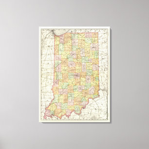 Indiana 6 leinwanddruck