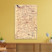 Indiana 6 leinwanddruck (Insitu (Wohnzimmer))