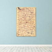 Indiana 6 leinwanddruck (Insitu (Holzboden))