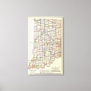 Indiana 7 leinwanddruck