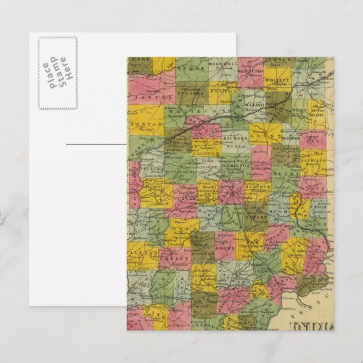 Indiana 9 postkarte (Vorne/Hinten)