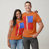 Indiana Amerika Flagge T-Shirt (Unisex)