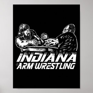 Indiana Arm Wrestling Poster