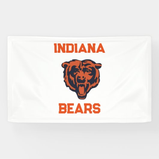 Indiana Bären Flagge Banner (Horizontal)