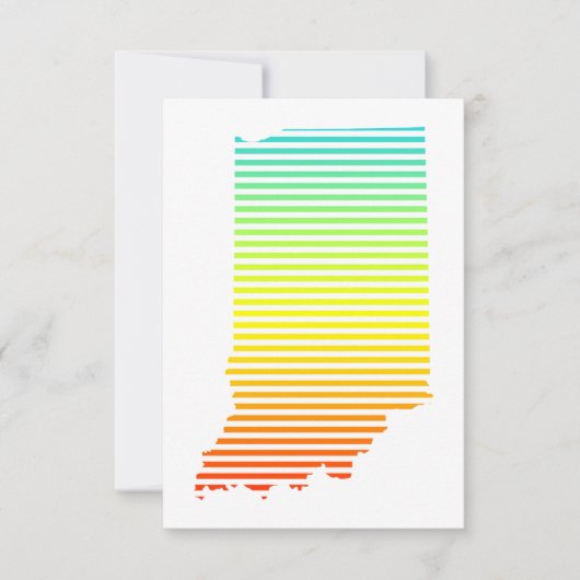 Indiana Chill Fade Einladung (Vorderseite)