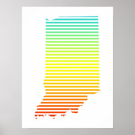 Indiana Chill Fade Poster (Vorne)