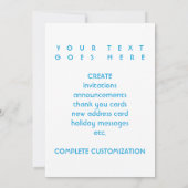 Indiana Chillout Einladung (Rückseite)