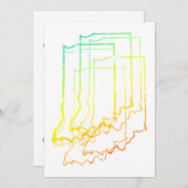 Indiana Chillout Einladung (Vorne/Hinten)